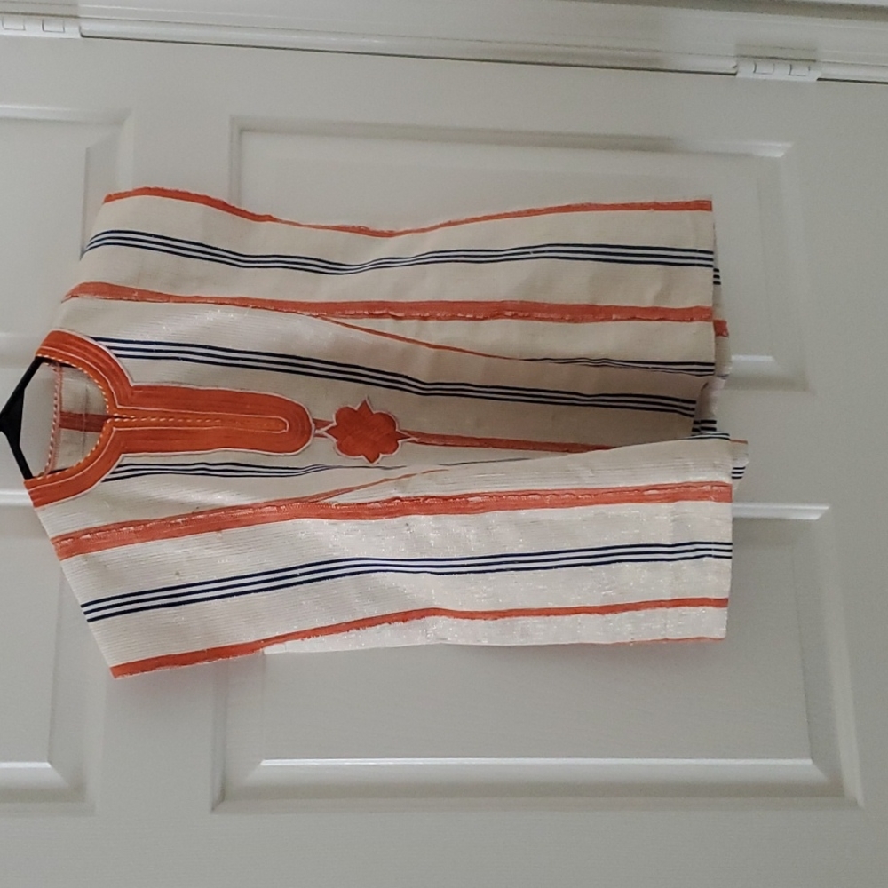 INTERNATIONAL AFRICAN  NIGERIAN DASHIKI YORUBA ASO EBI MULTICOLOR FOR BOYS